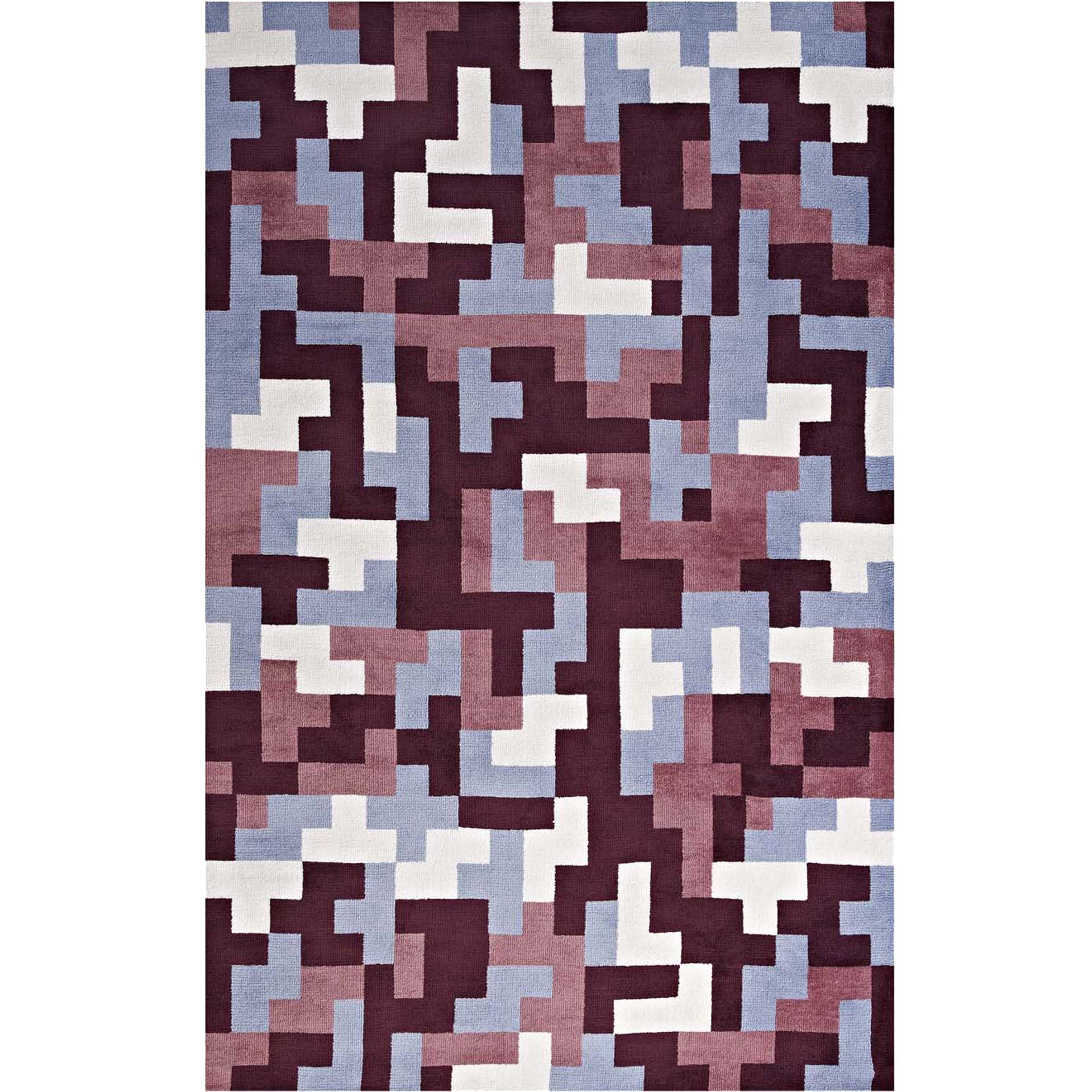 Adams Area Rug Multi/Red/Light Blue