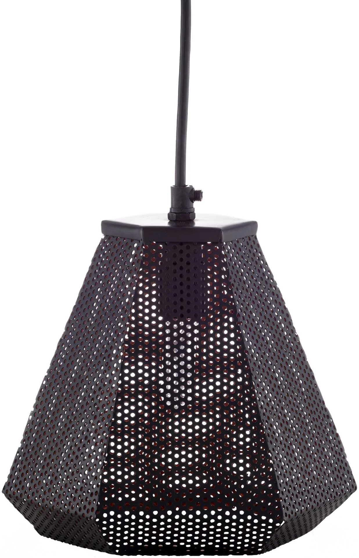 Adele Geometric Ceiling Lamp Black