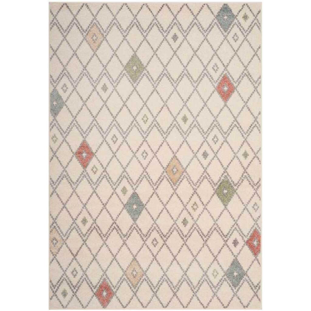 Adirondack Diamond Ivory/Multi Area Rug