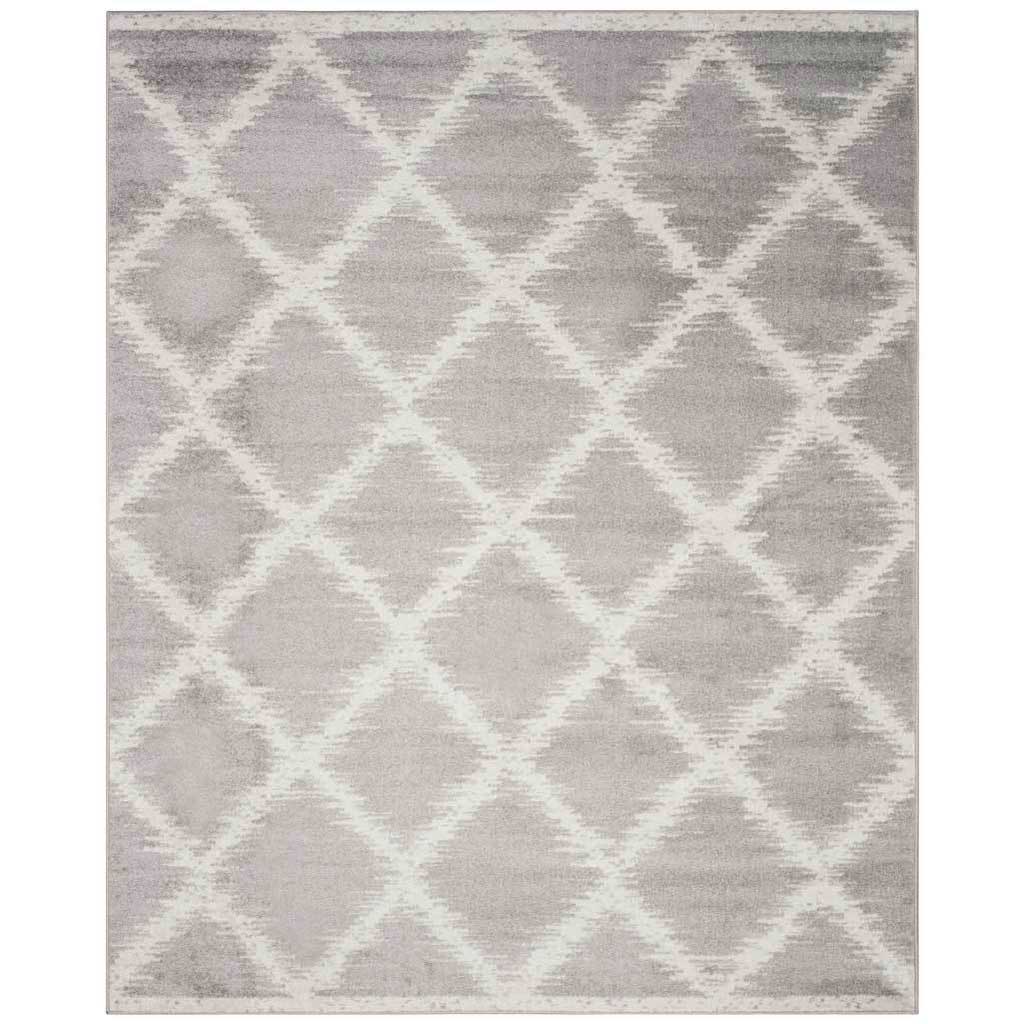 Adirondack Diamond Silver/Ivory Area Rug