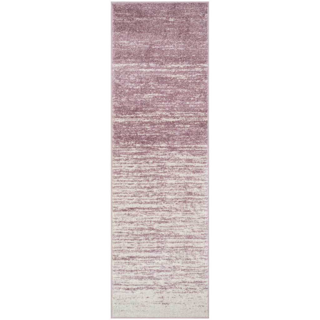 Adirondack Gradient Cream/Purple Runner Rug