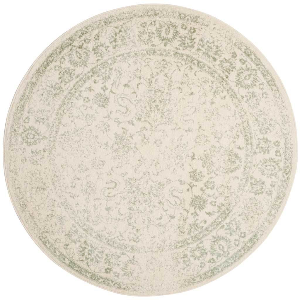 Adirondack Pastoral Ivory/Sage Round Rug