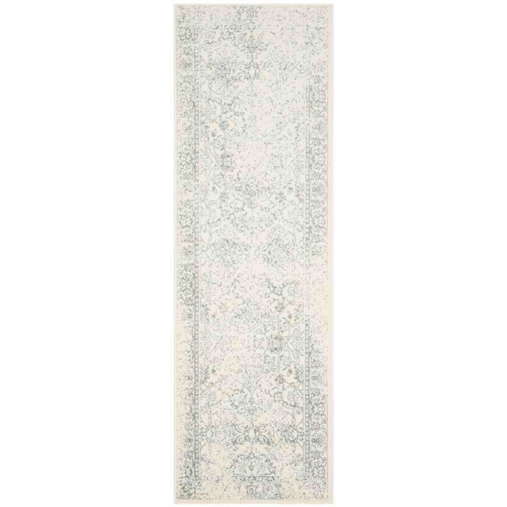 Adirondack Pastoral Ivory/Slate Runner Rug