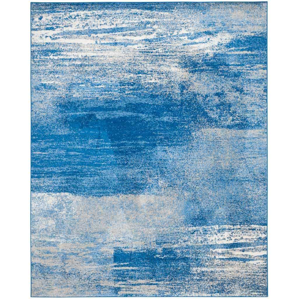 Adirondack Silver/Blue Area Rug