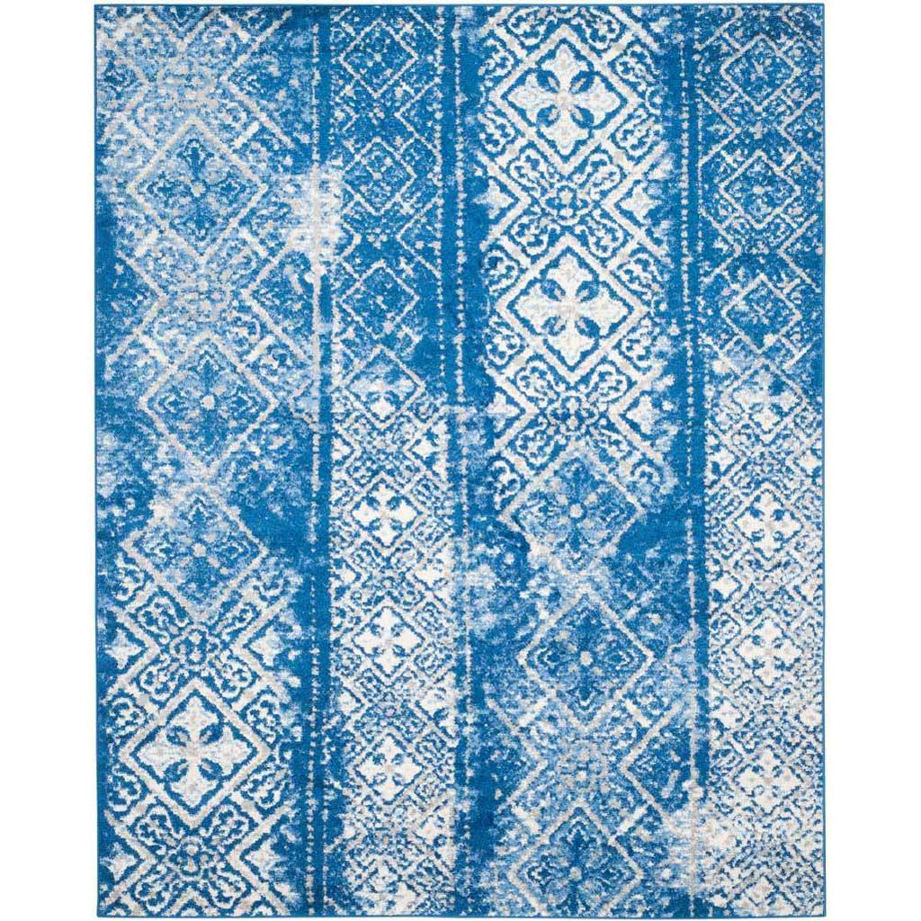 Adirondack Tradition Silver/Blue Area Rug