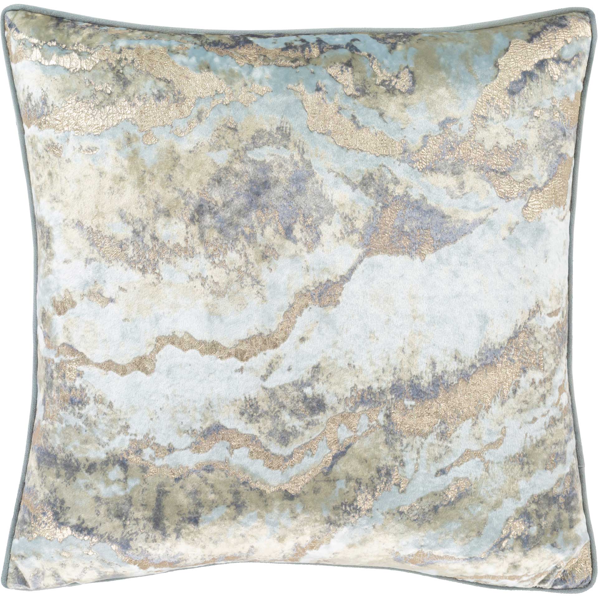Agastya Pillow Light Gray/Pale Blue/Khaki