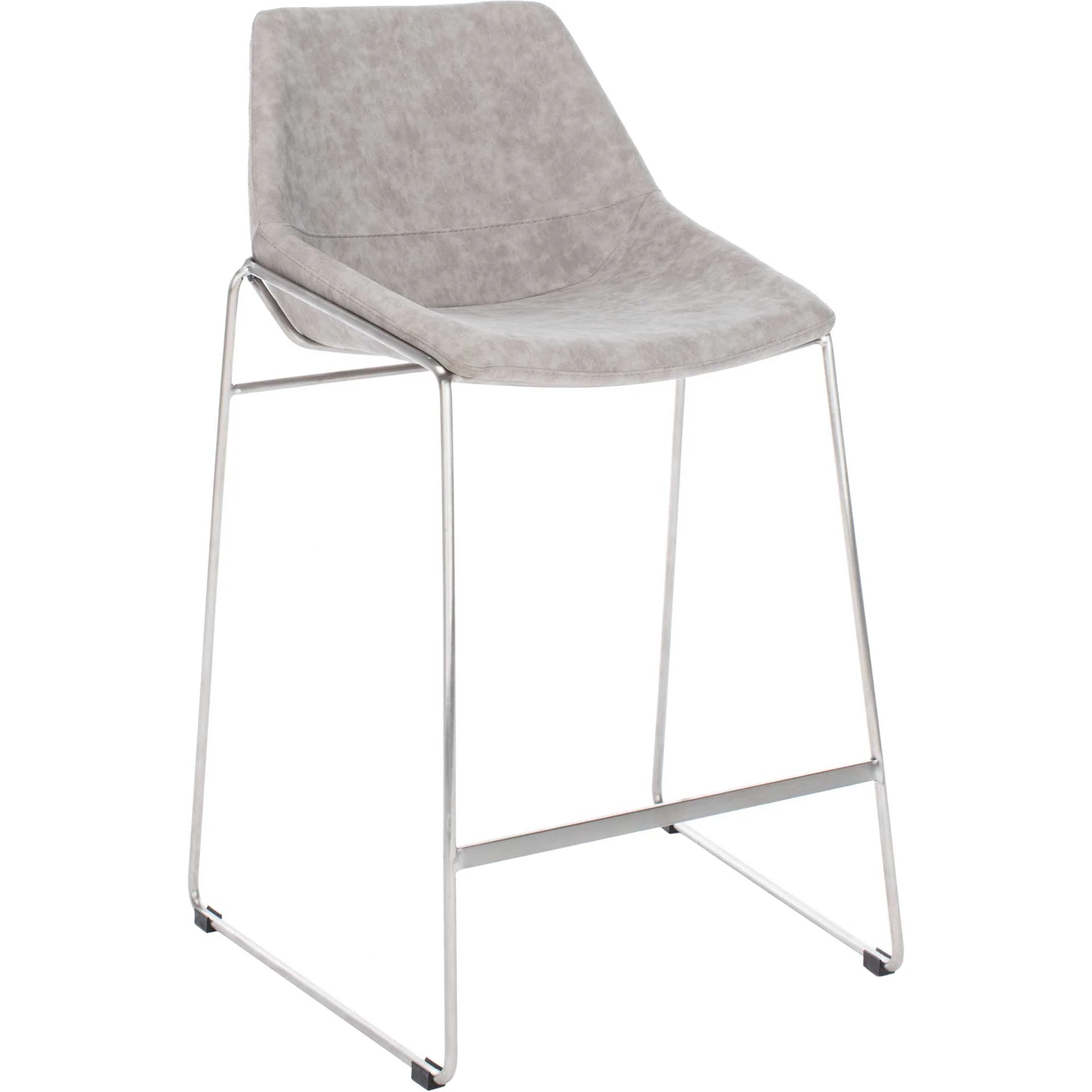 Alasdair Mid Century Bar Stool Matte Stone