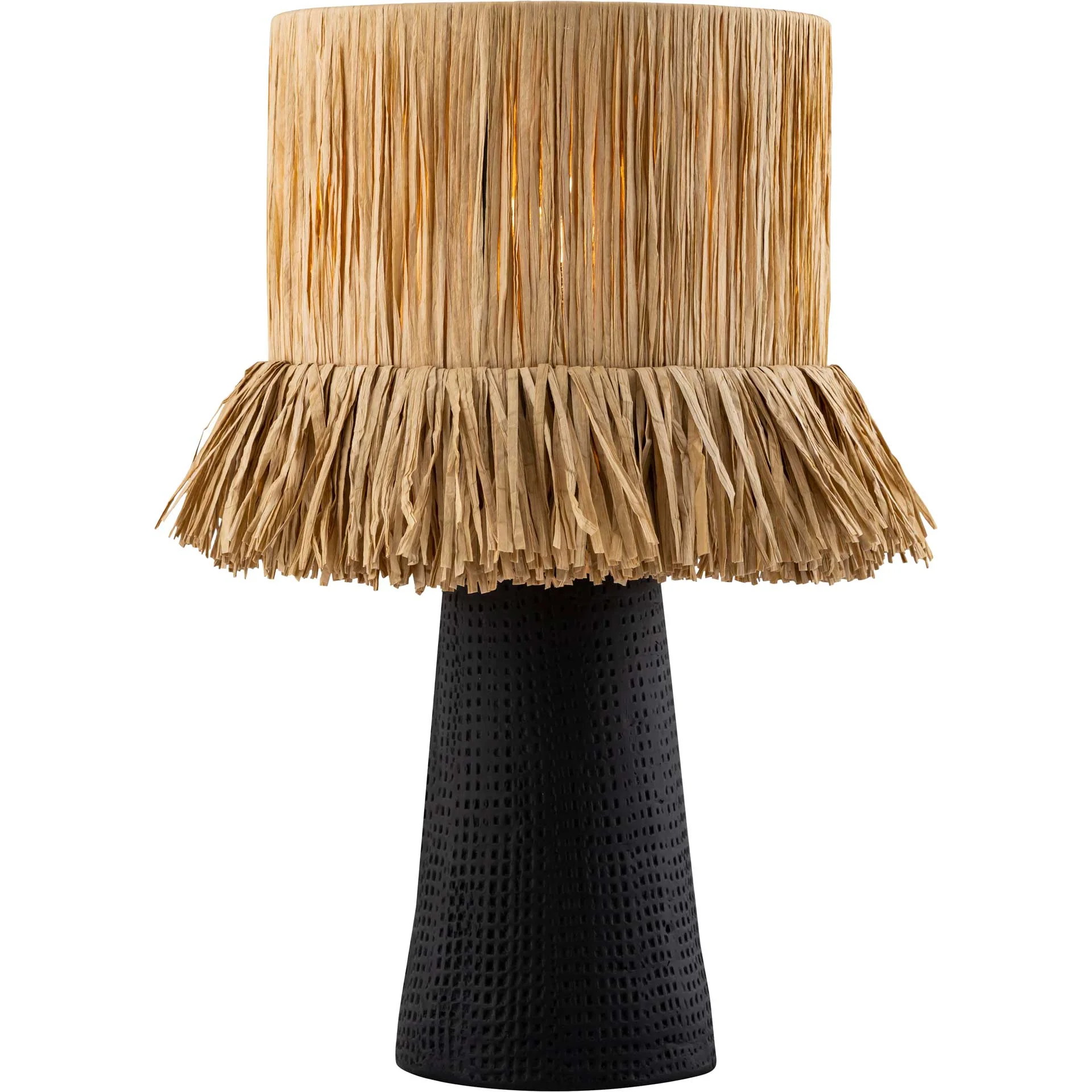 Amaya Table Lamp Black/Natural