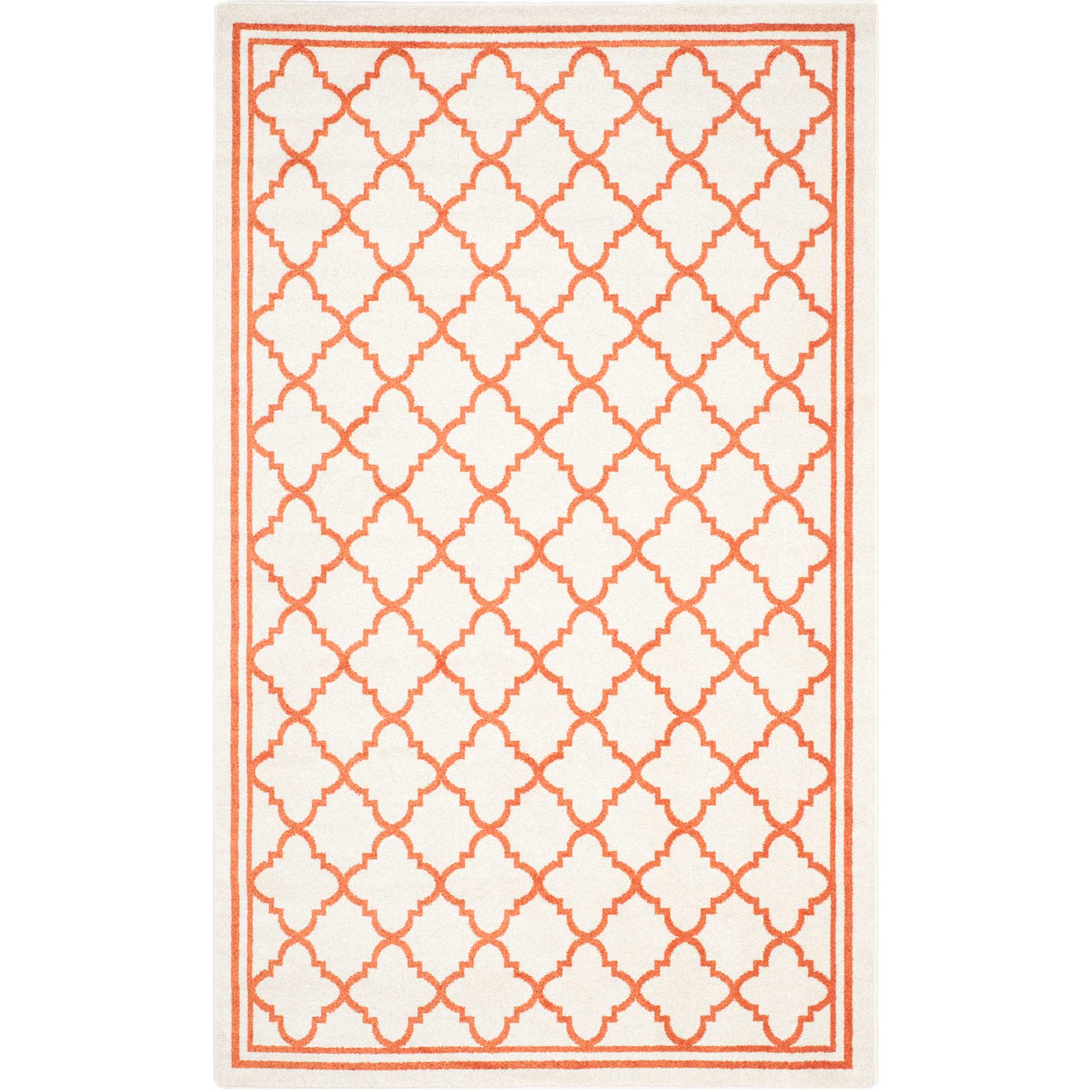 Amherst Lantern Beige/Orange Area Rug