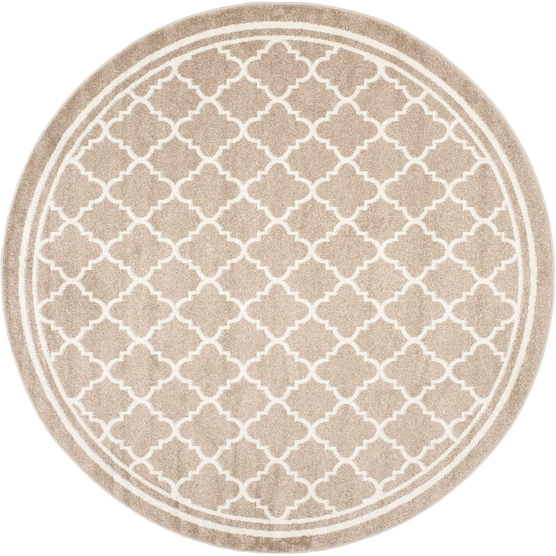 Amherst Lantern Wheat/Beige Round Rug