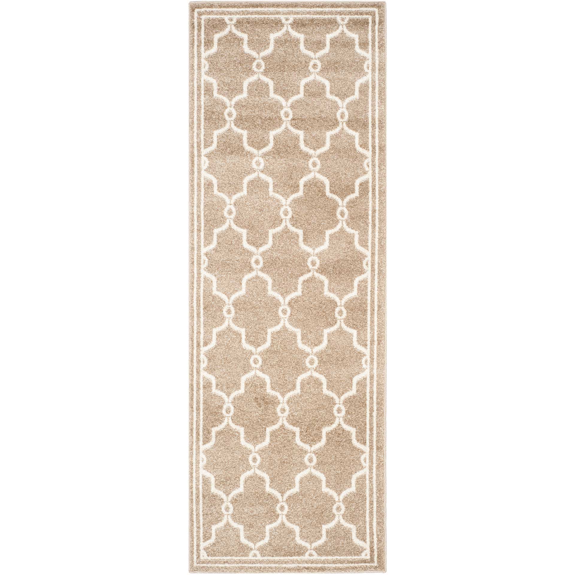 Amherst Trellis Wheat/Beige Runner Rug
