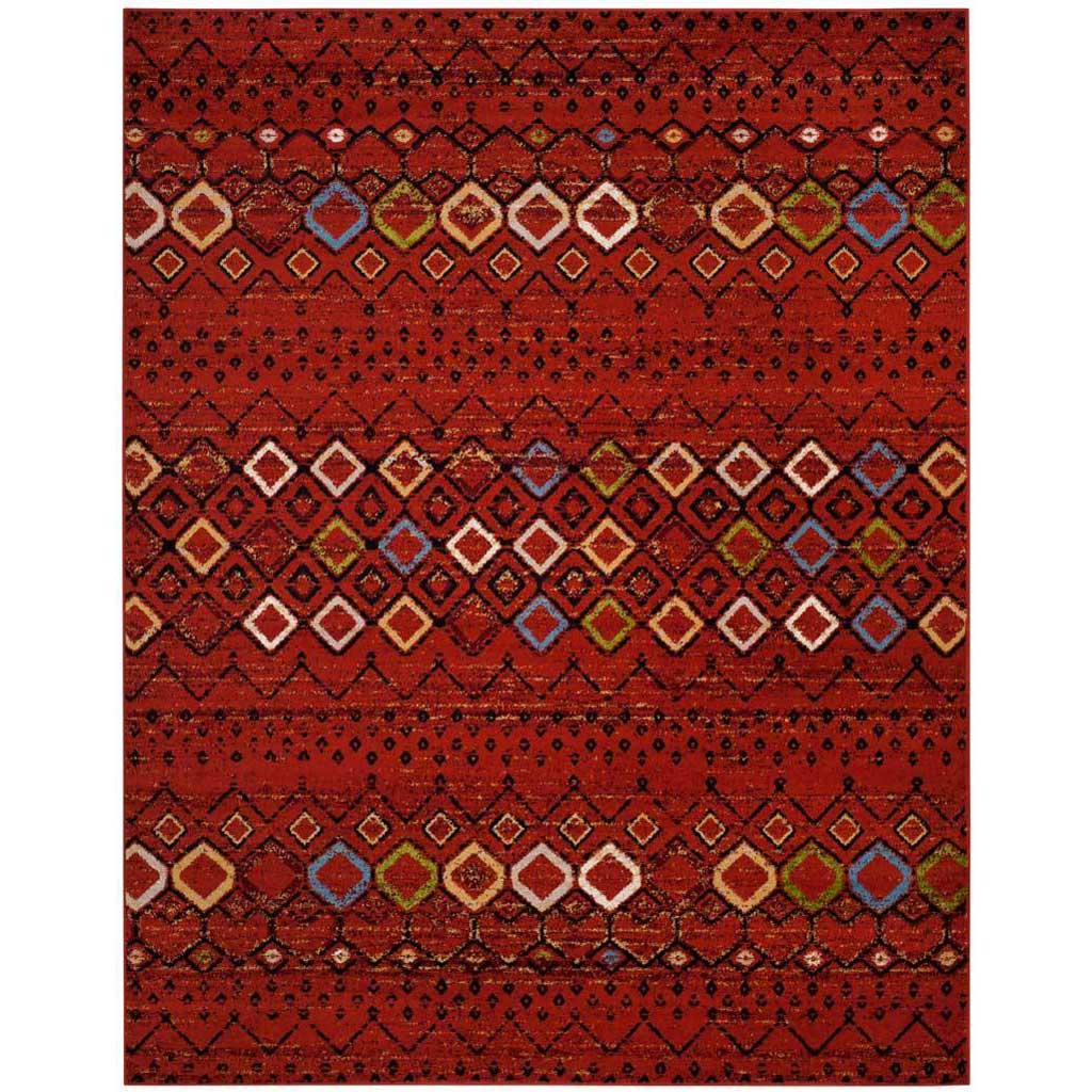 Amsterdam Terracotta/Multi Area Rug