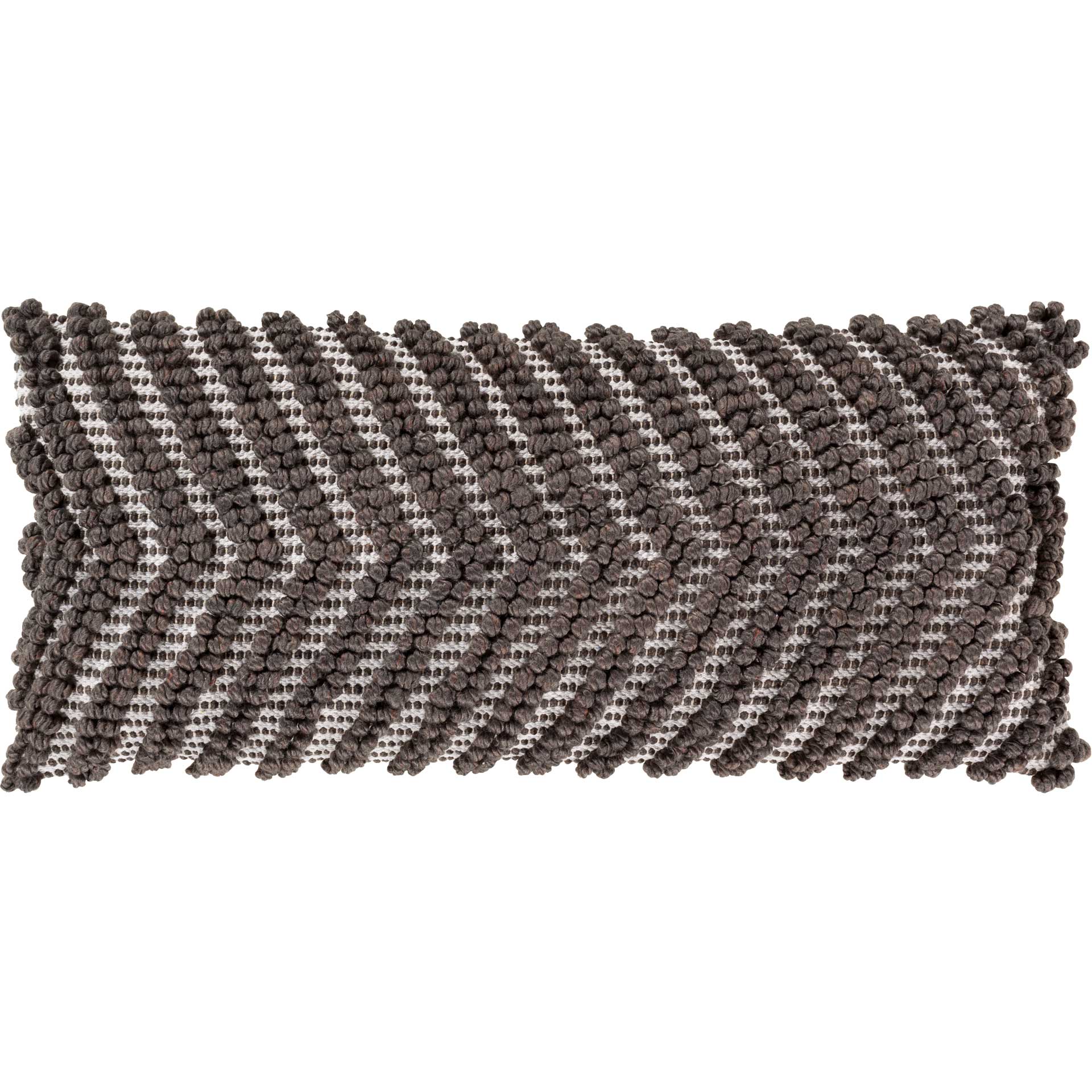 Anna Lumbar Pillow Charcoal/Cream/Khaki