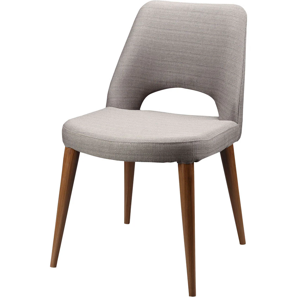 Antonio Dining Chair Light Gray/Brown (Set of 2)