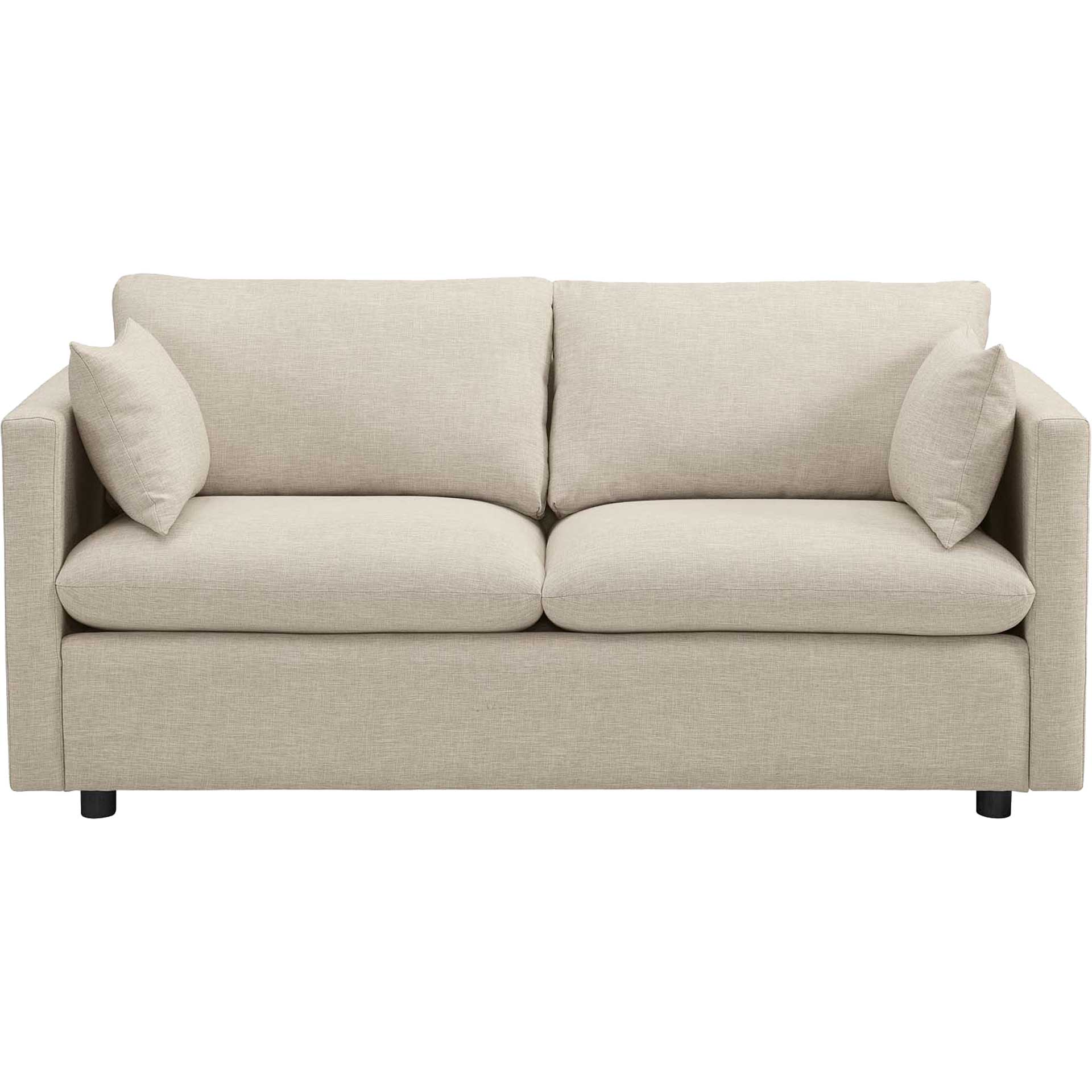 Antonio Upholstered Fabric Sofa Beige