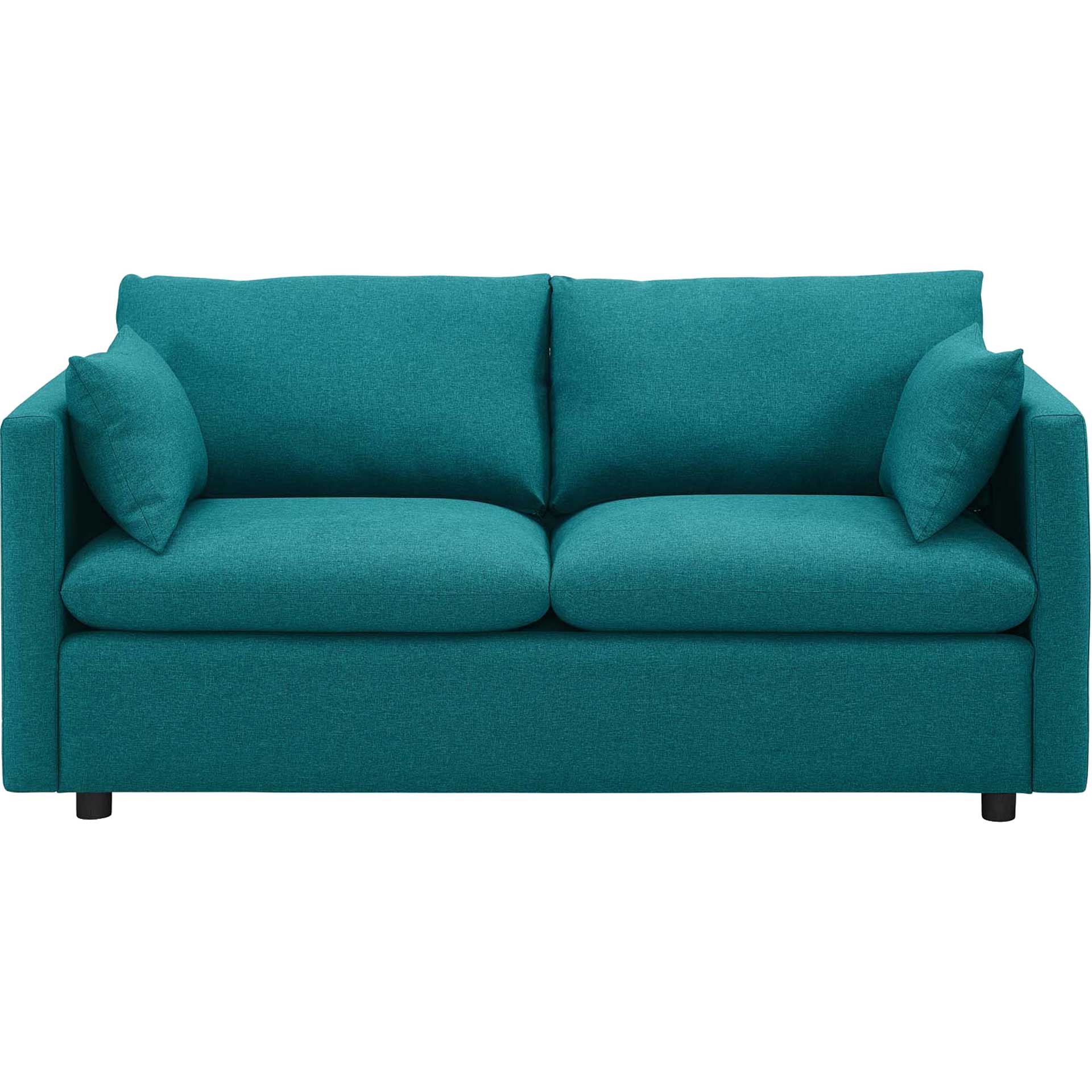 Antonio Upholstered Fabric Sofa Teal