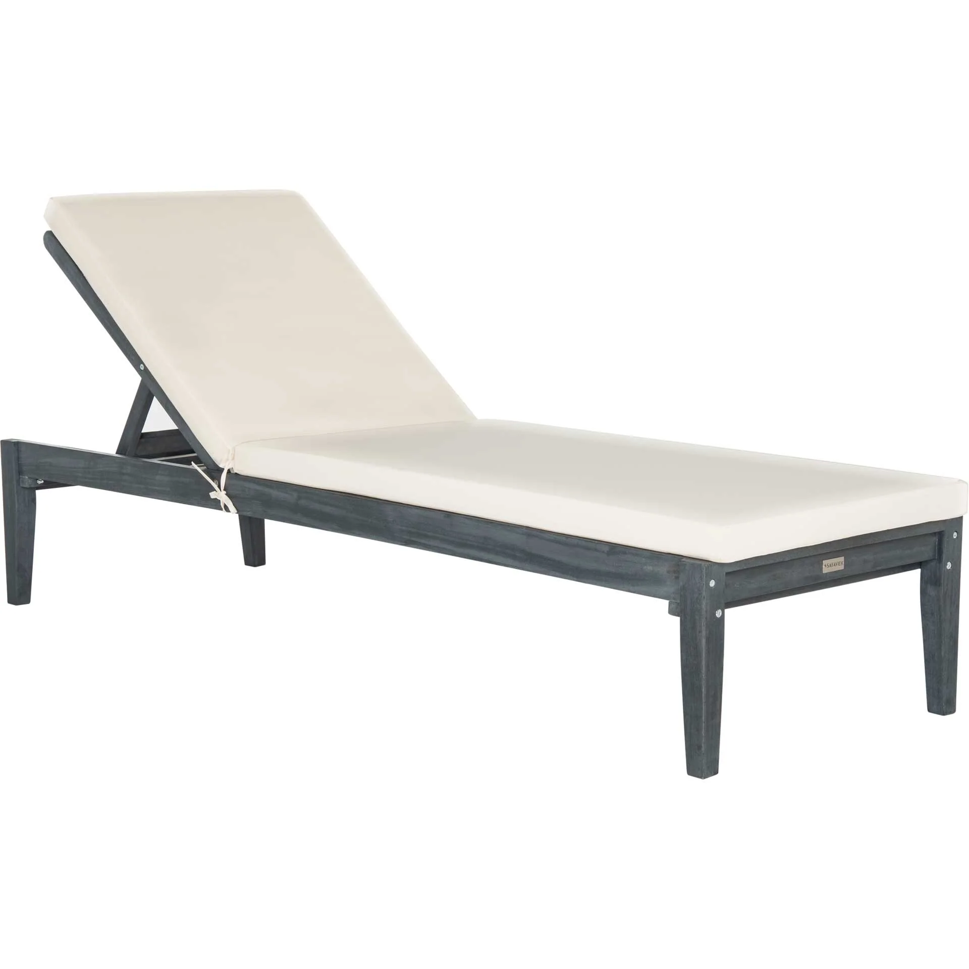 Ardelle Acacia Sunlounger Ash Gray/Beige