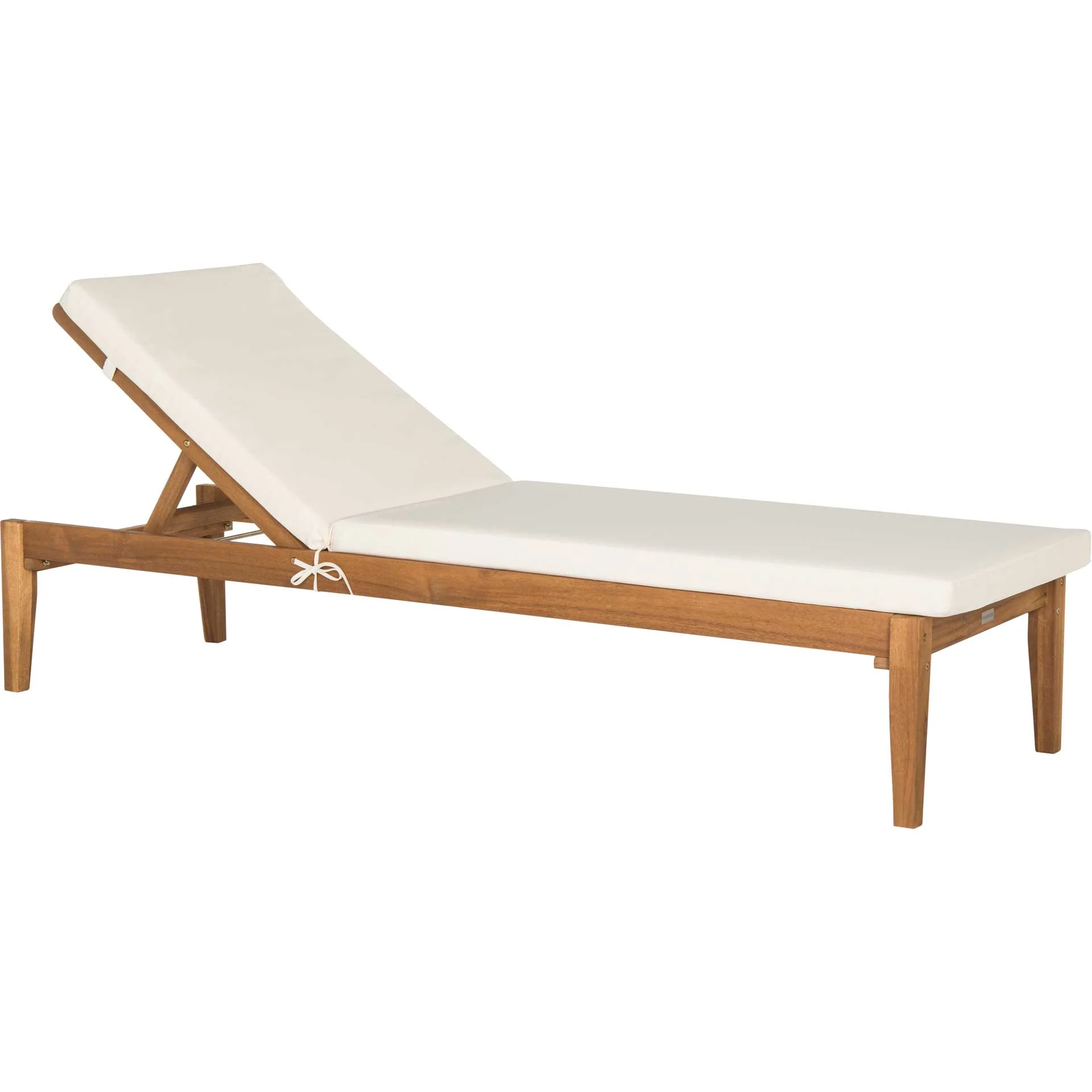 Ardelle Acacia Sunlounger Teak Brown/Beige