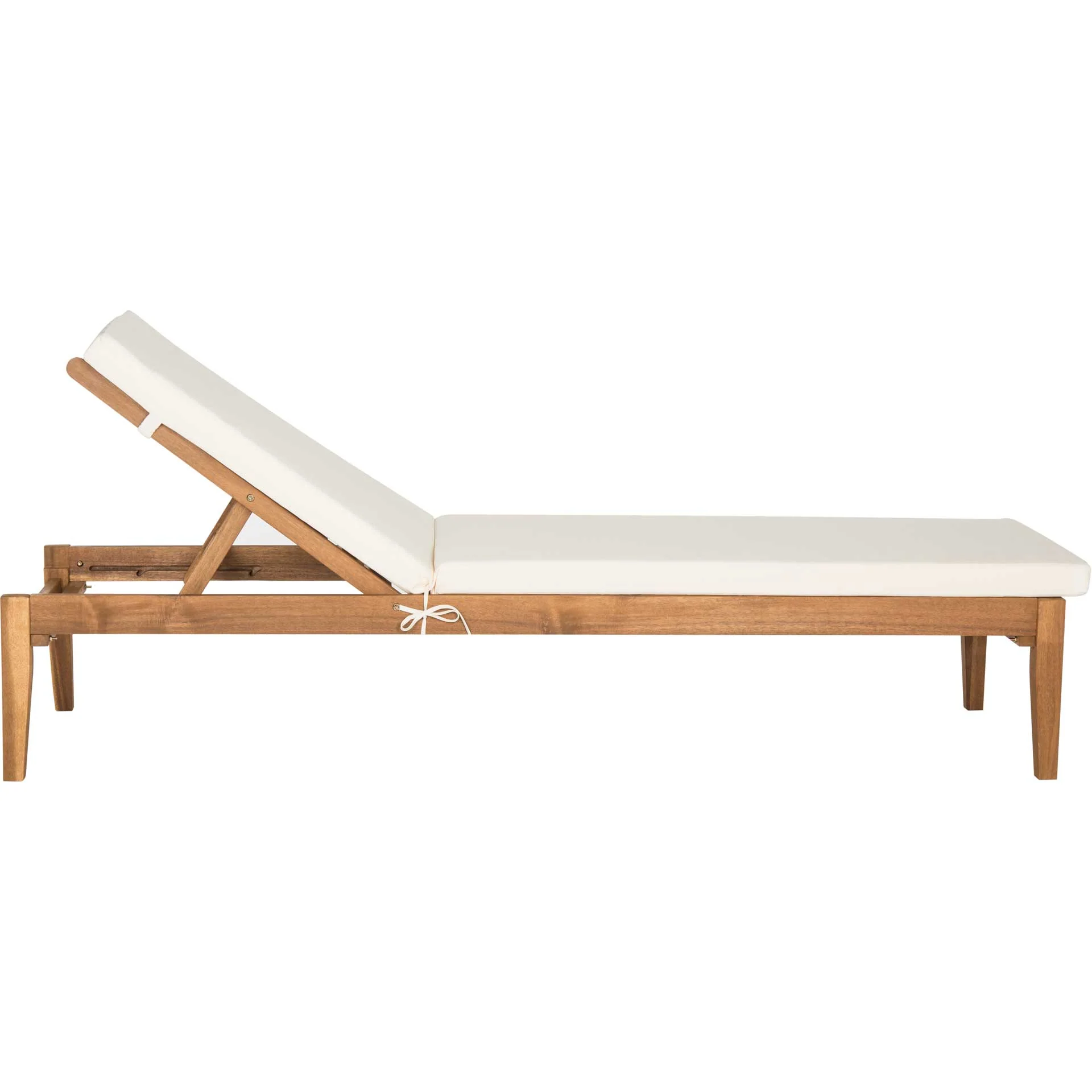 Ardelle Acacia Sunlounger Teak Brown/Beige - Image 2