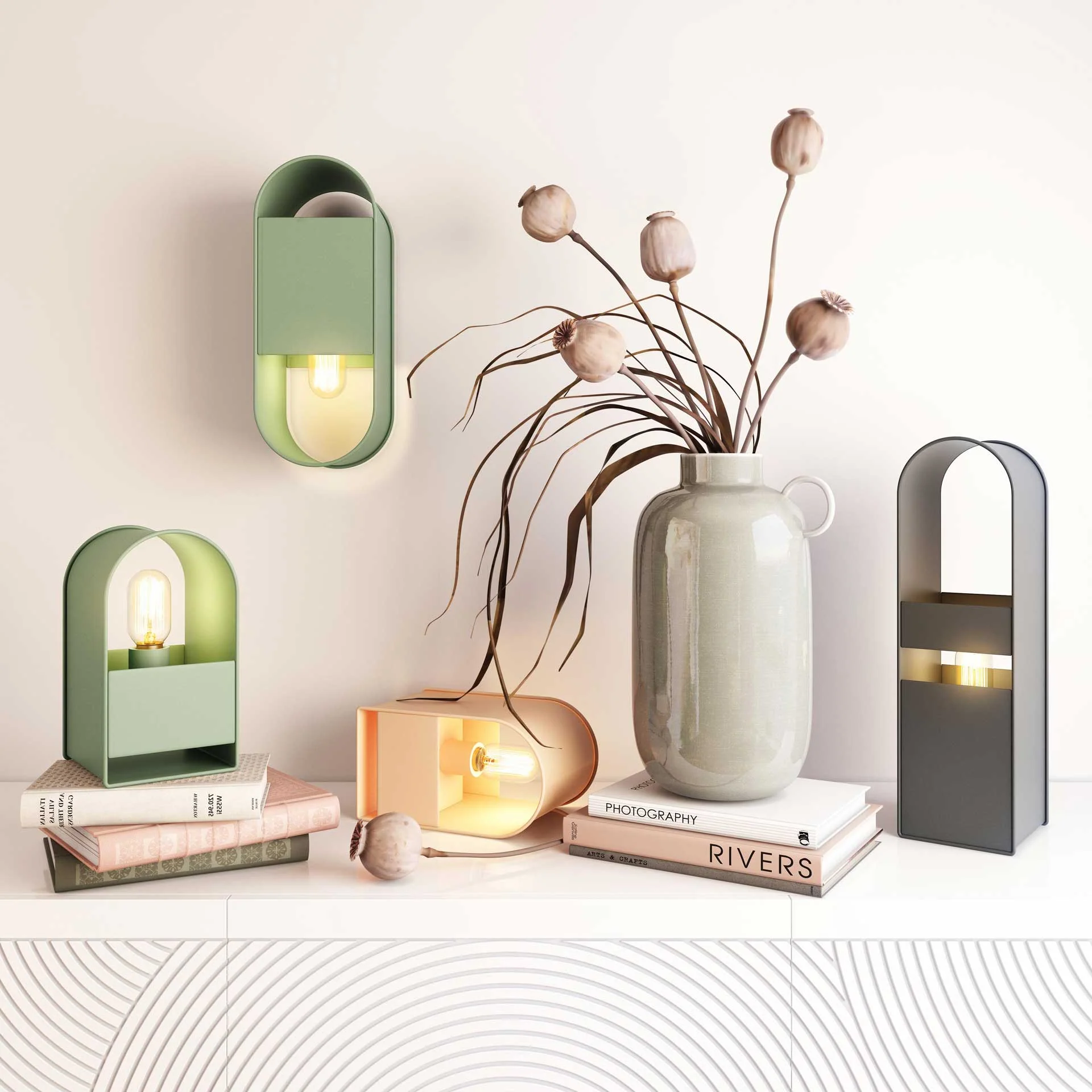 Arleana Table Lamp Blush - Image 6