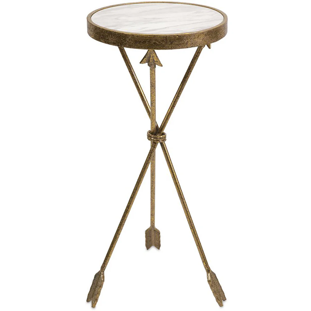 Arrow Marble Top Table
