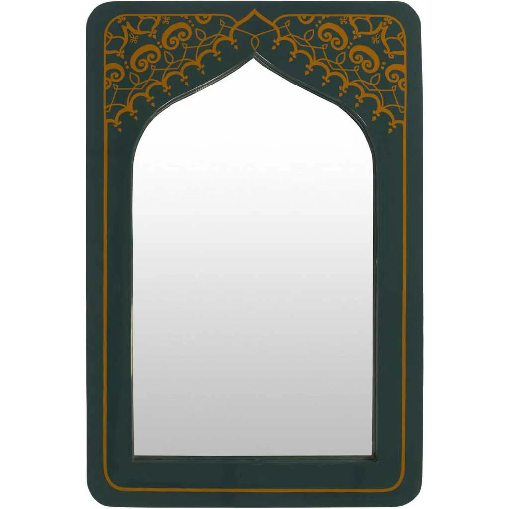 Avanti Teal/Gold Wall Mirror