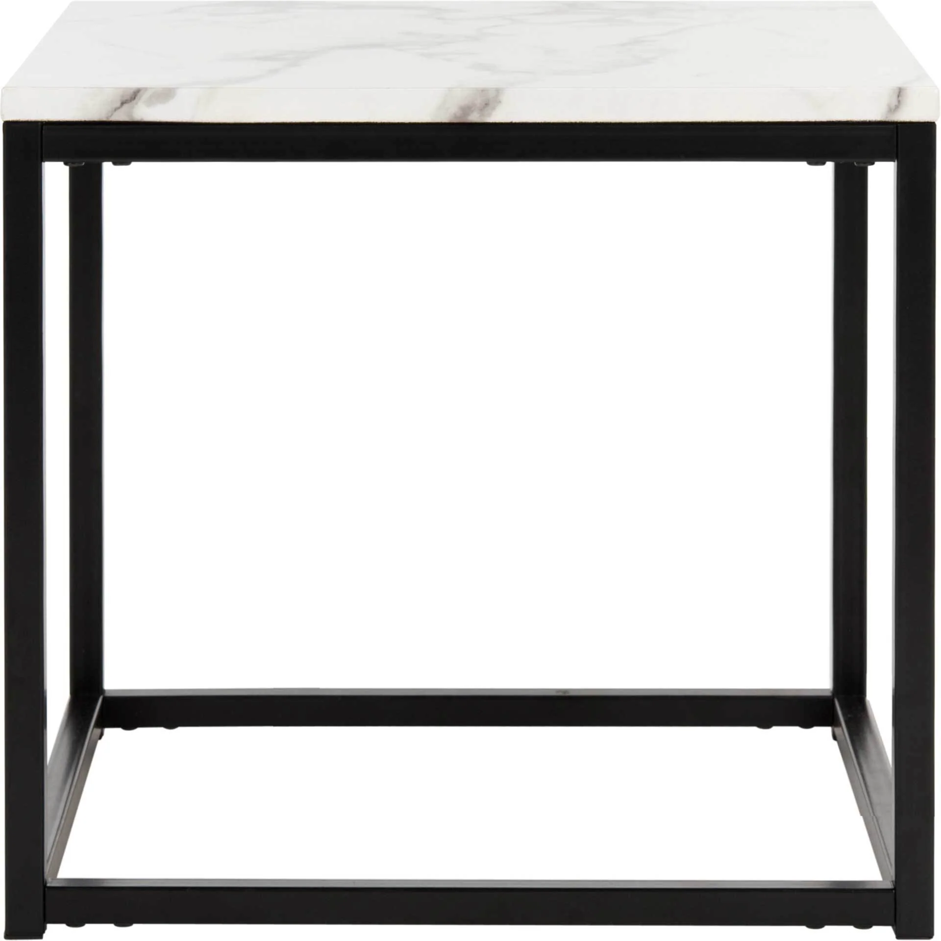 Barbara End Table White/Gray