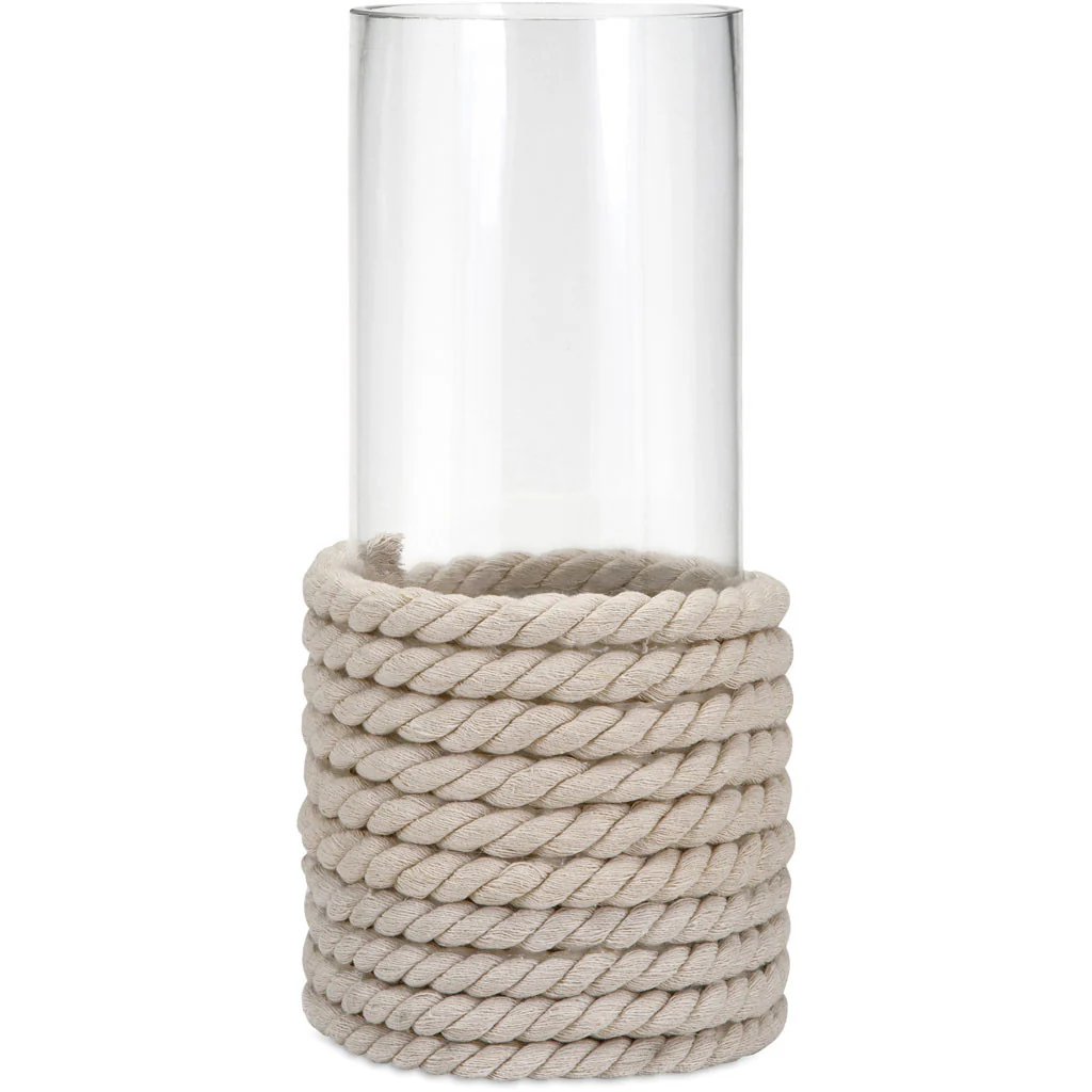 Barren Large Glass Candleholder
