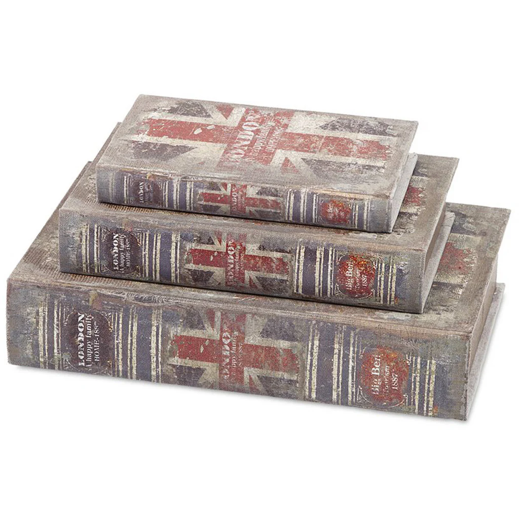 Barrow Flag Book Boxes (Set of 3)