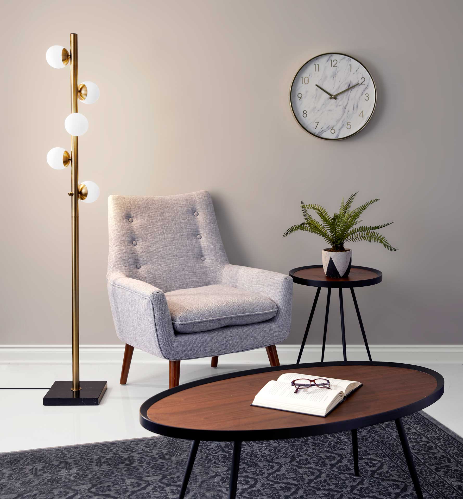 Bastia End Table Walnut - Image 3