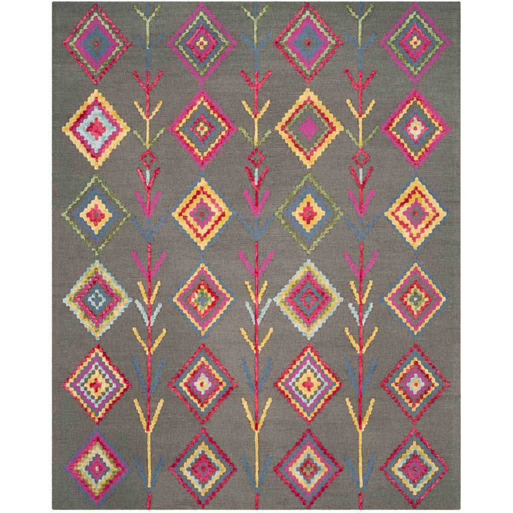 Bellagio Dark Gray/Multi Area Rug