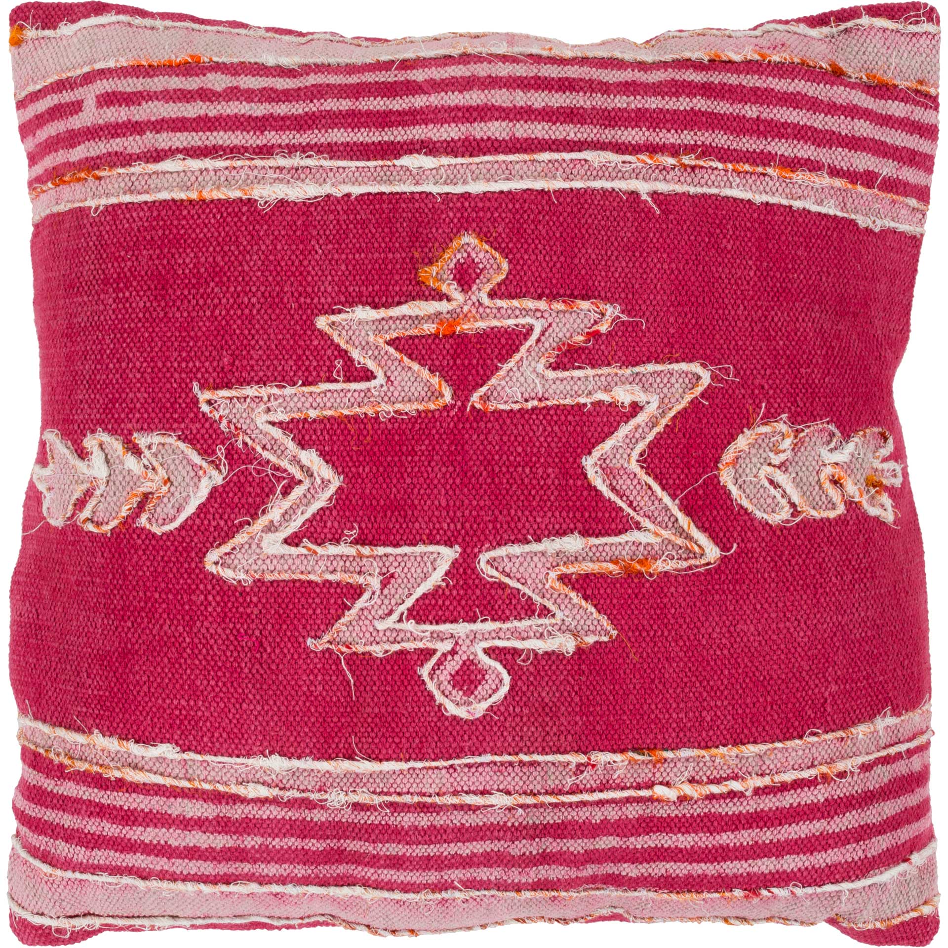 Benny Pillow Bright Pink/Blush/White
