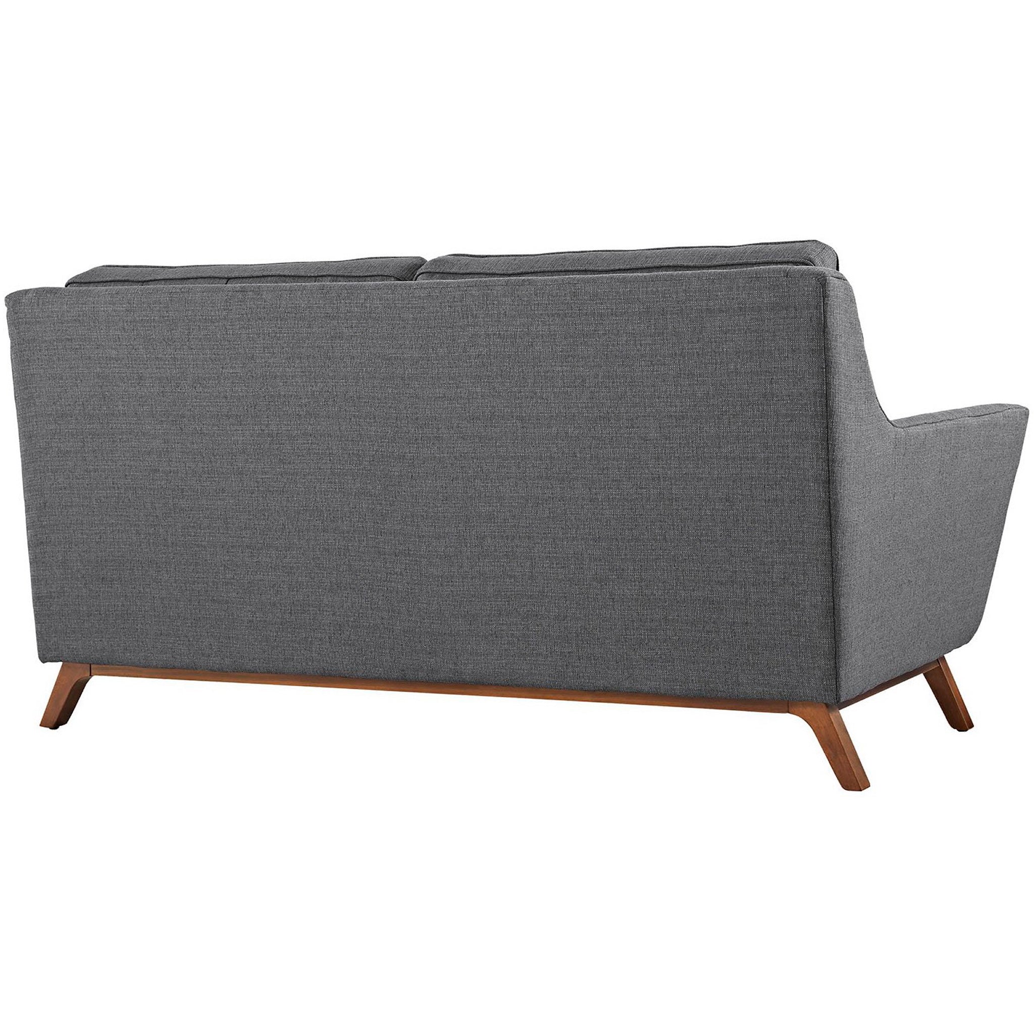 Beowulf Fabric Loveseat Gray - Image 4