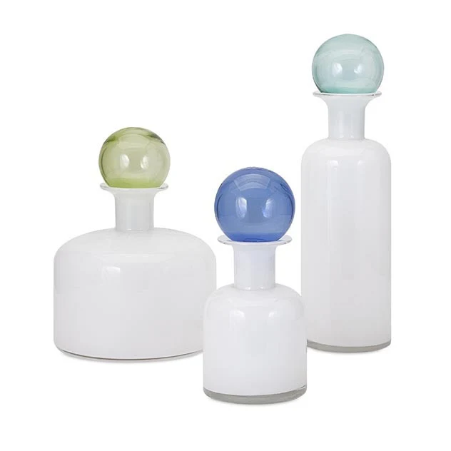Blaine Jar with Blue Glass Stopper - Image 2