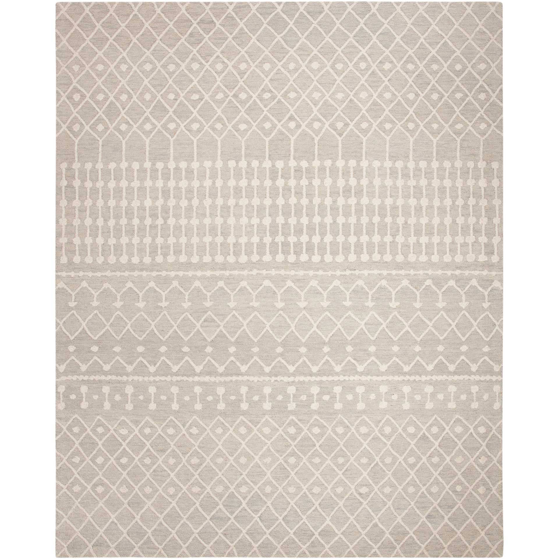 Blossom Silver/Ivory Area Rug