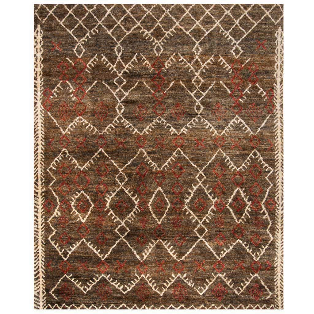 Bohemian Dark Brown/Multi Area Rug