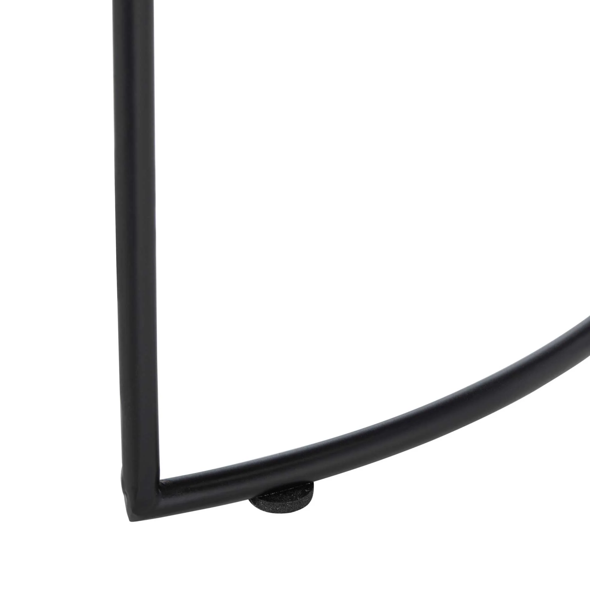 Bria Side Table Lacquer White/Black - Image 6