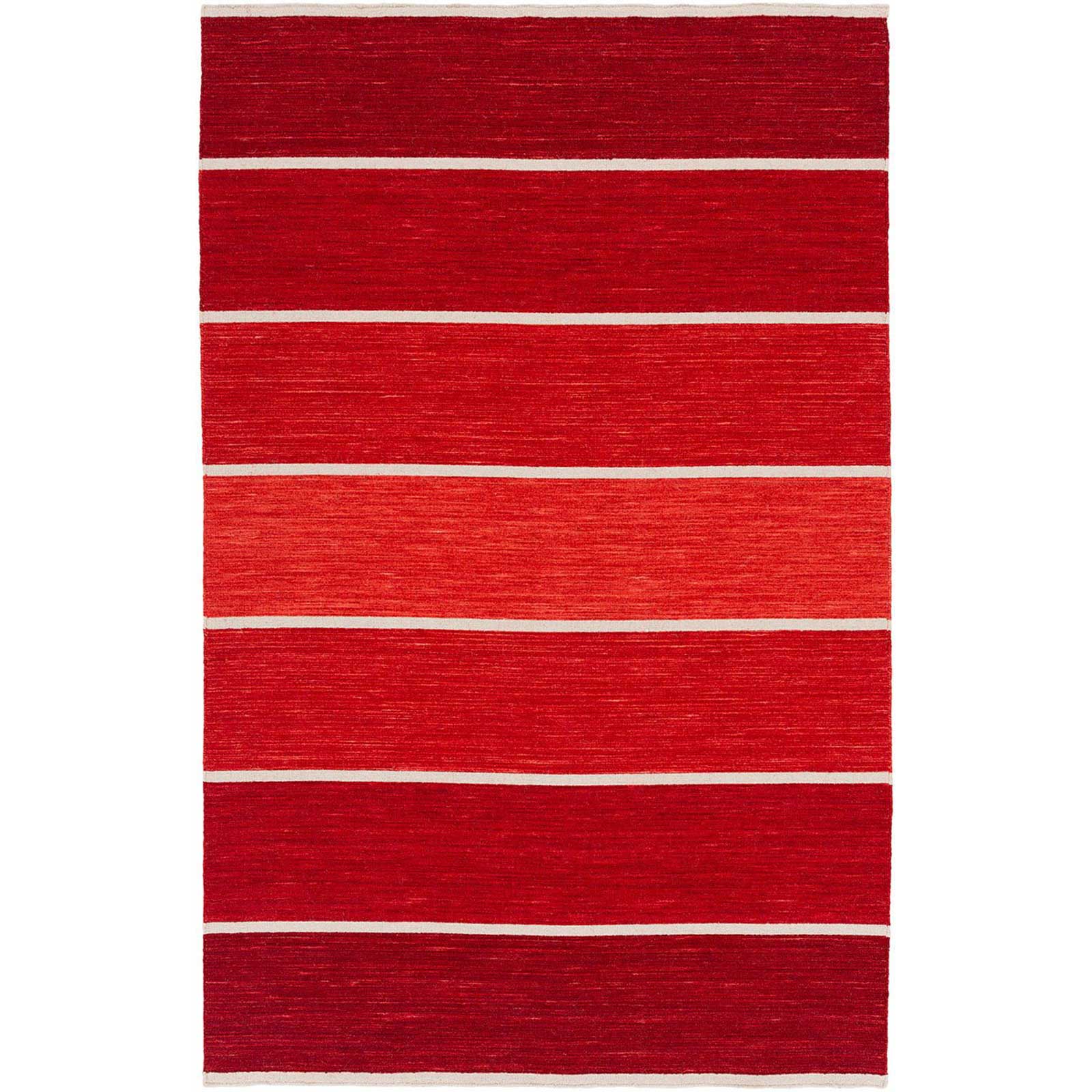 Calvin Burgundy/Coral Area Rug