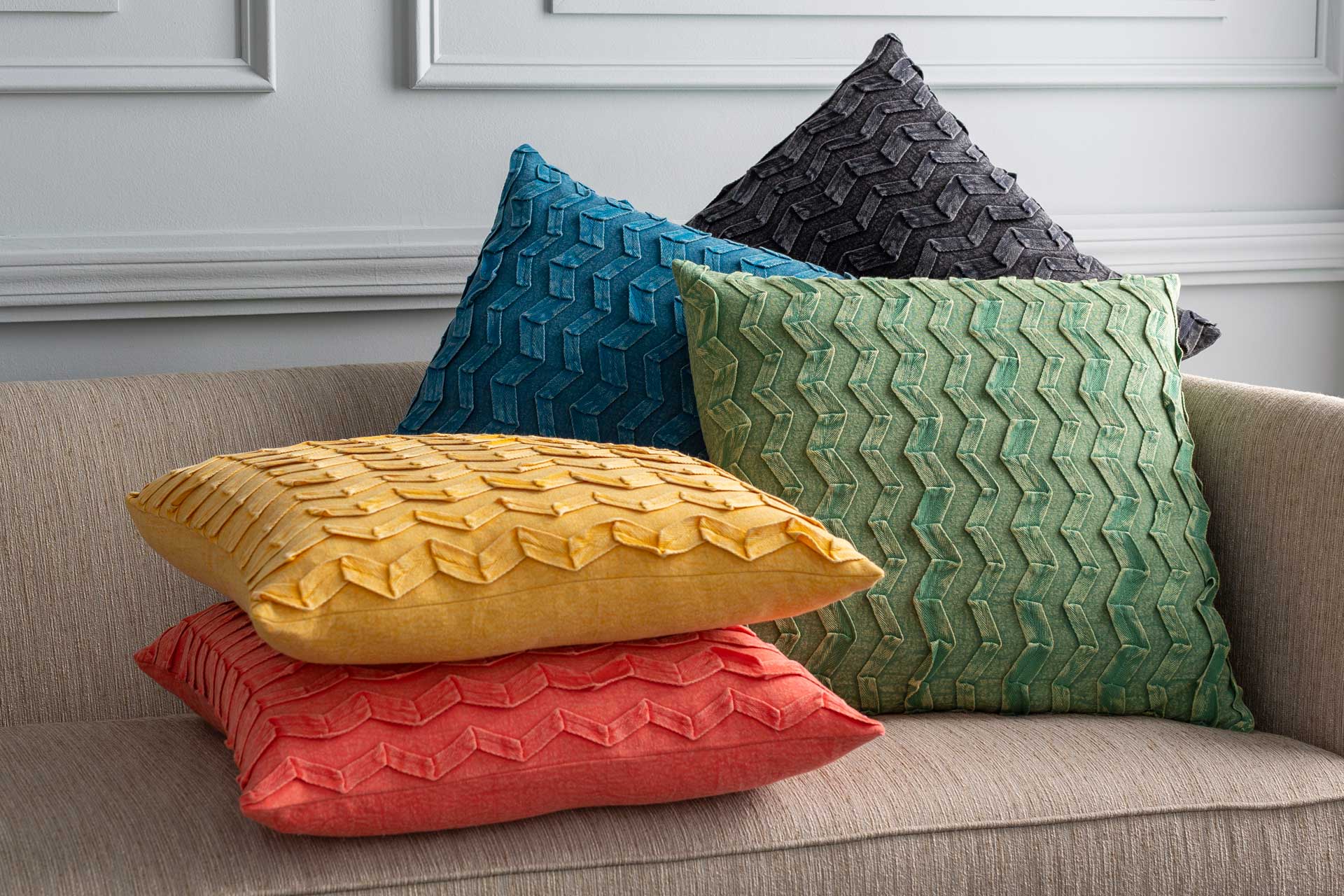 Cameron Pillow Bright Yellow/Saffron - Image 3