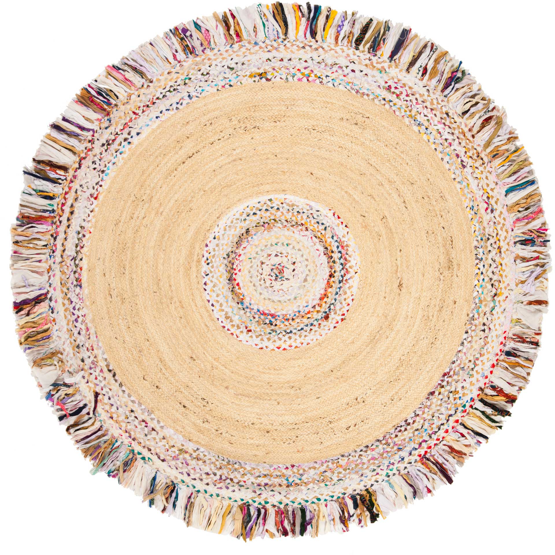 Cape Cod Ivory/Light Beige Round Rug