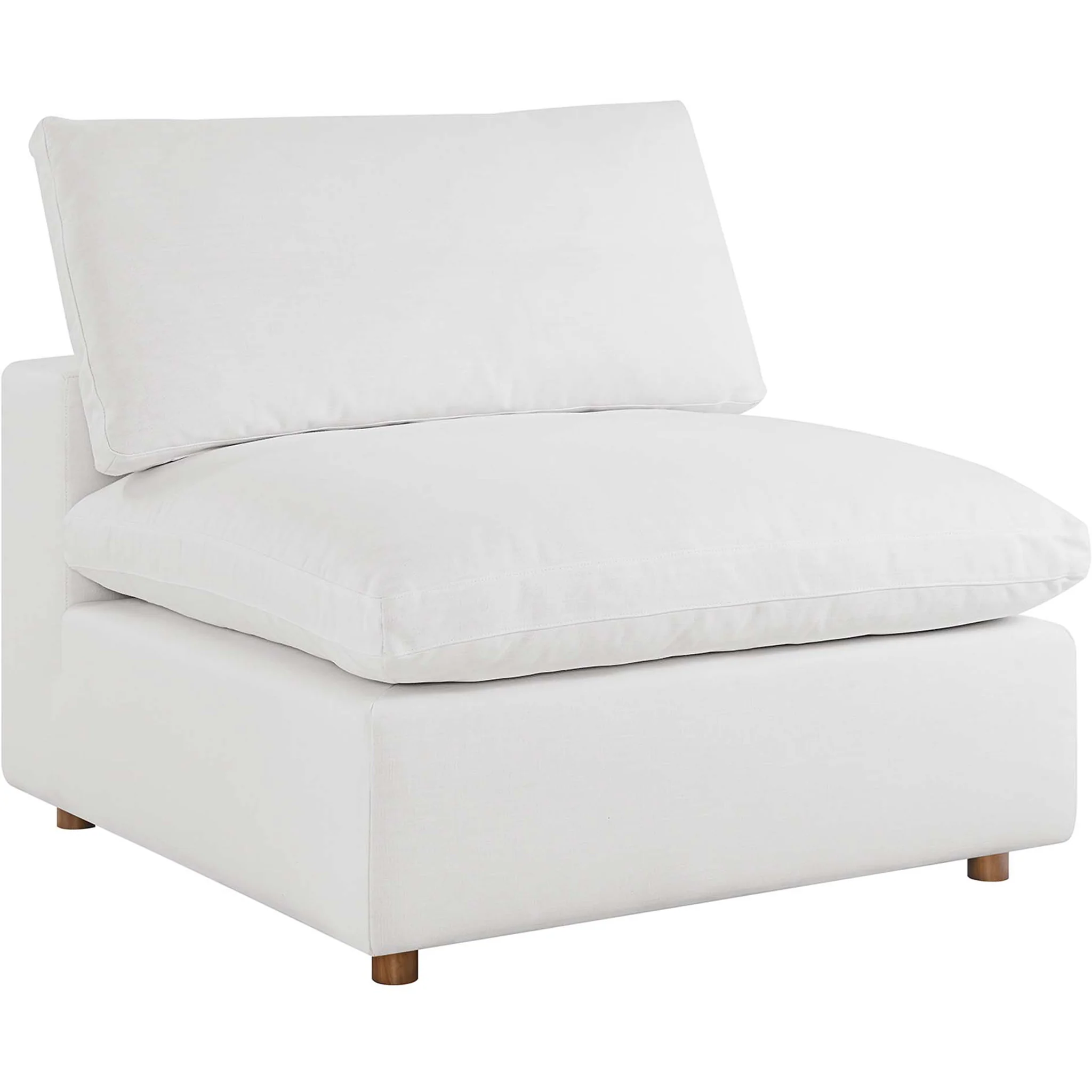 Carmen 4 Piece Modular Sectional Sofa Pure White - Image 6