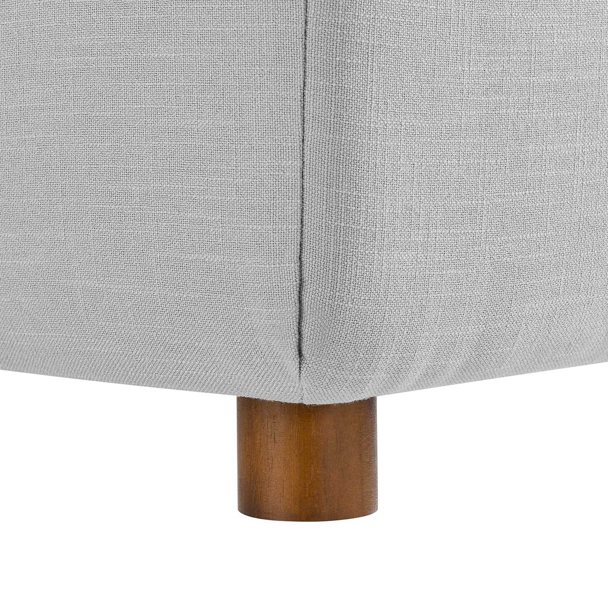 Carmen 5 Piece Armless Modular Sofa Light Gray - Image 8
