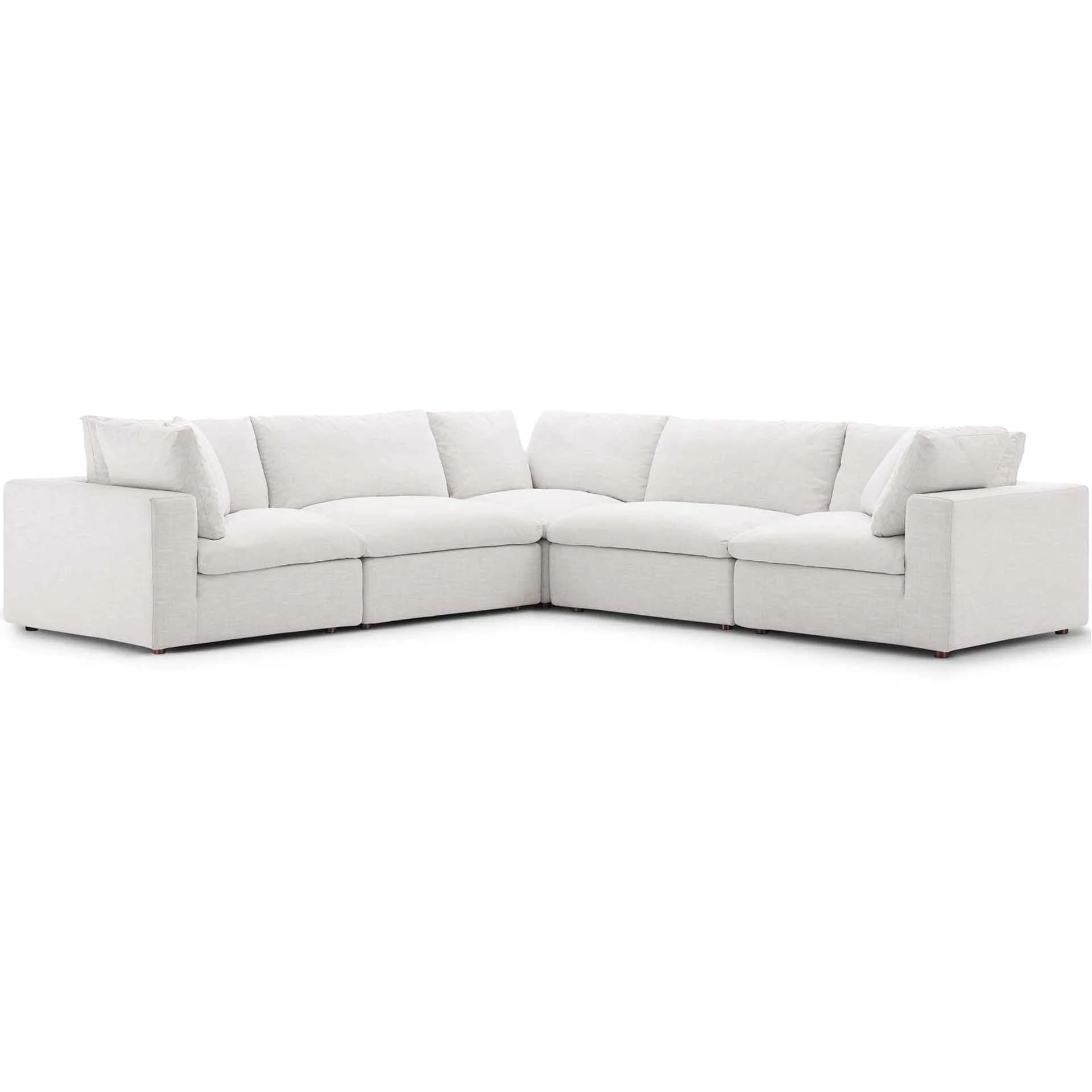 Carmen 5 Piece Modular Sectional Sofa Beige