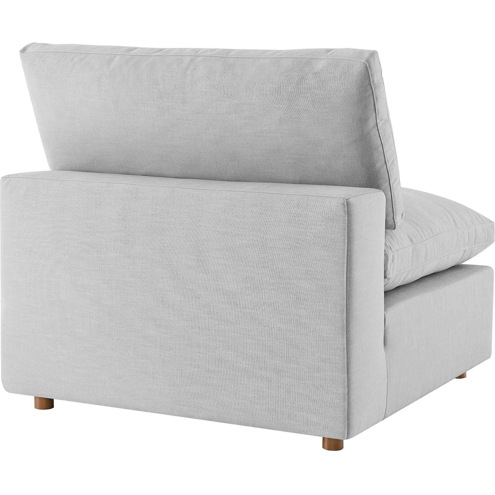 Carmen 5 Piece Modular Sectional Sofa Light Gray - Image 7