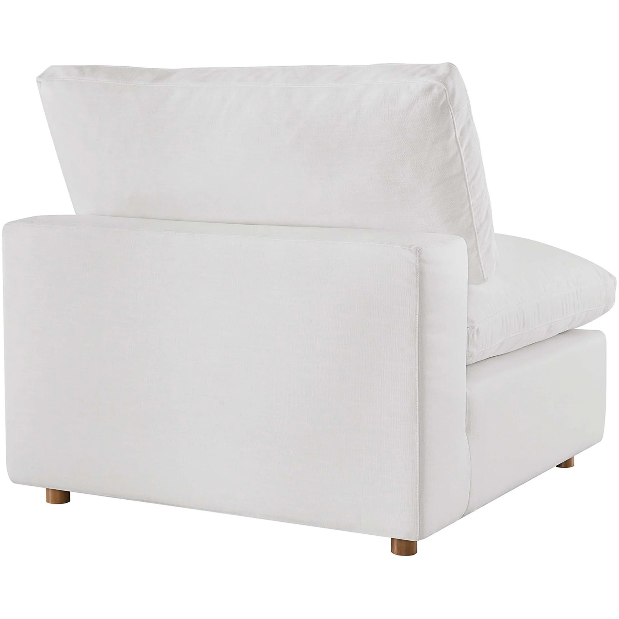 Carmen 5 Piece Modular Sectional Sofa Pure White - Image 7