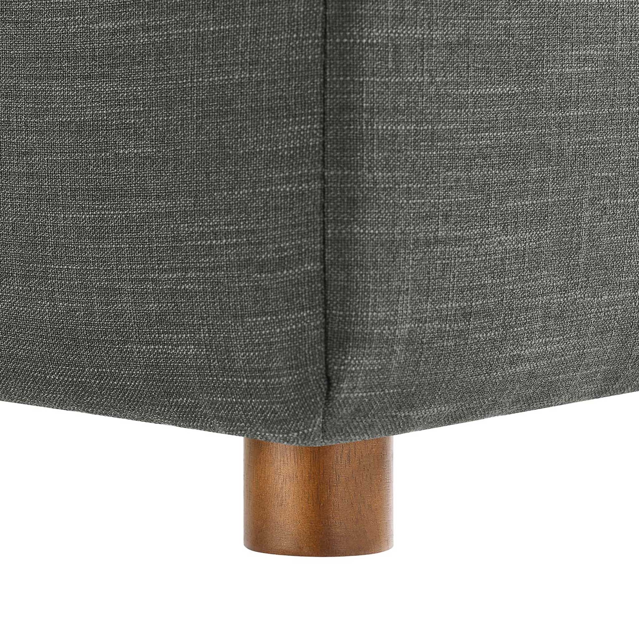 Carmen Down Filled Overstuffed Loveseat Gray - Image 7