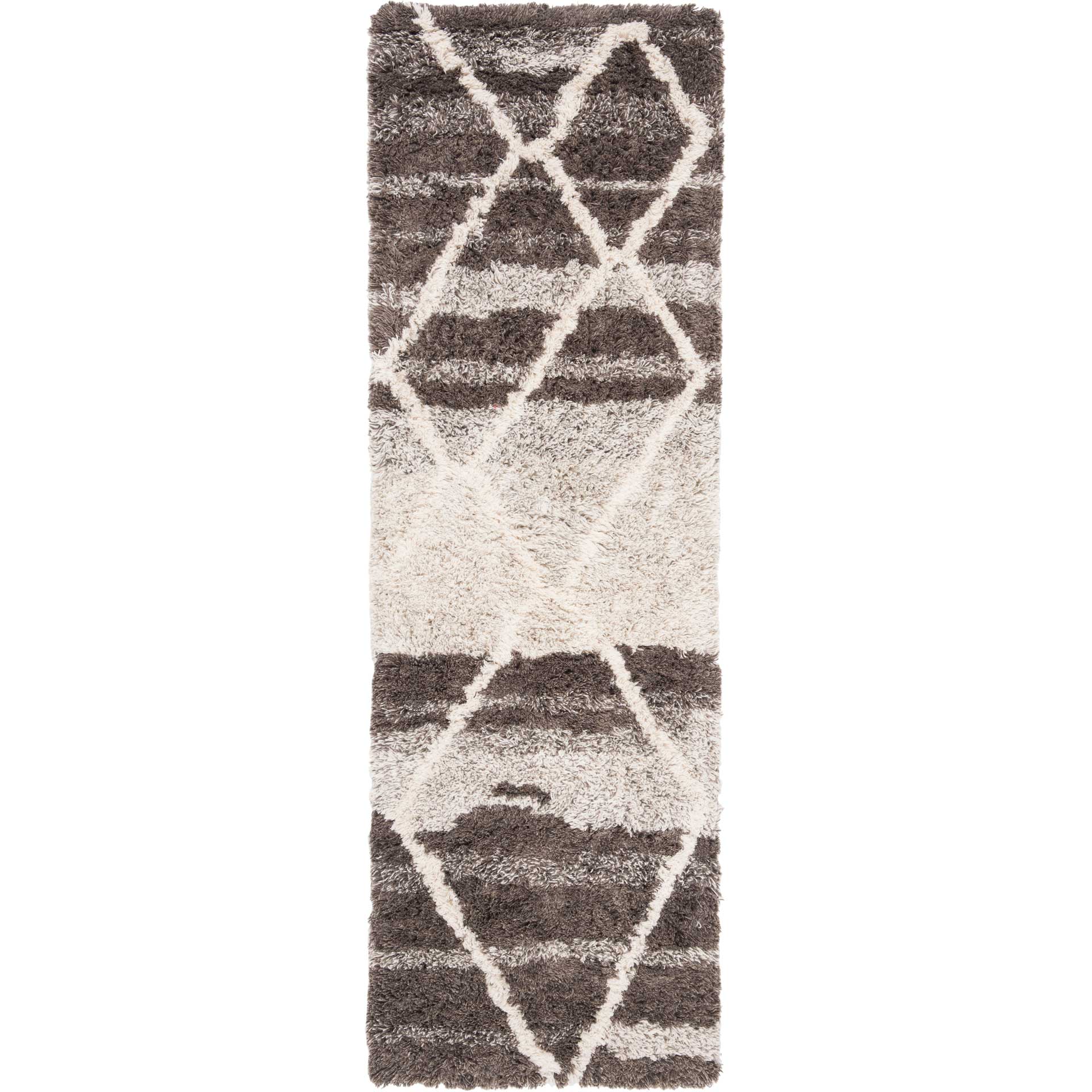 Casablanca Argyle Sand/Ivory Runner Rug