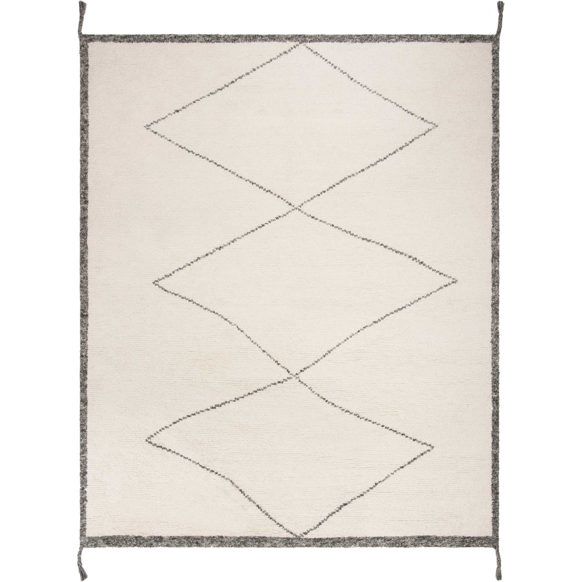 Casablanca Ivory/Charcoal Area Rug