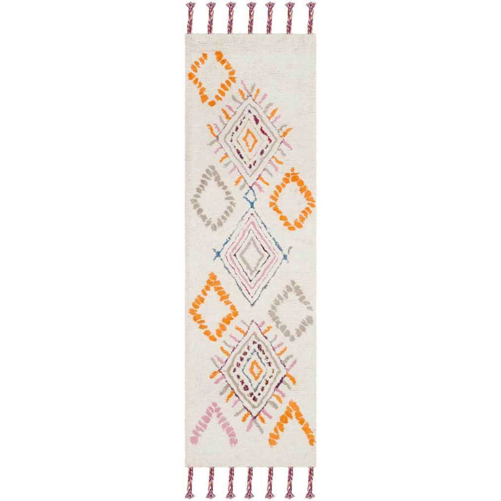 Casablanca Transitional Ivory/Multi Runner Rug