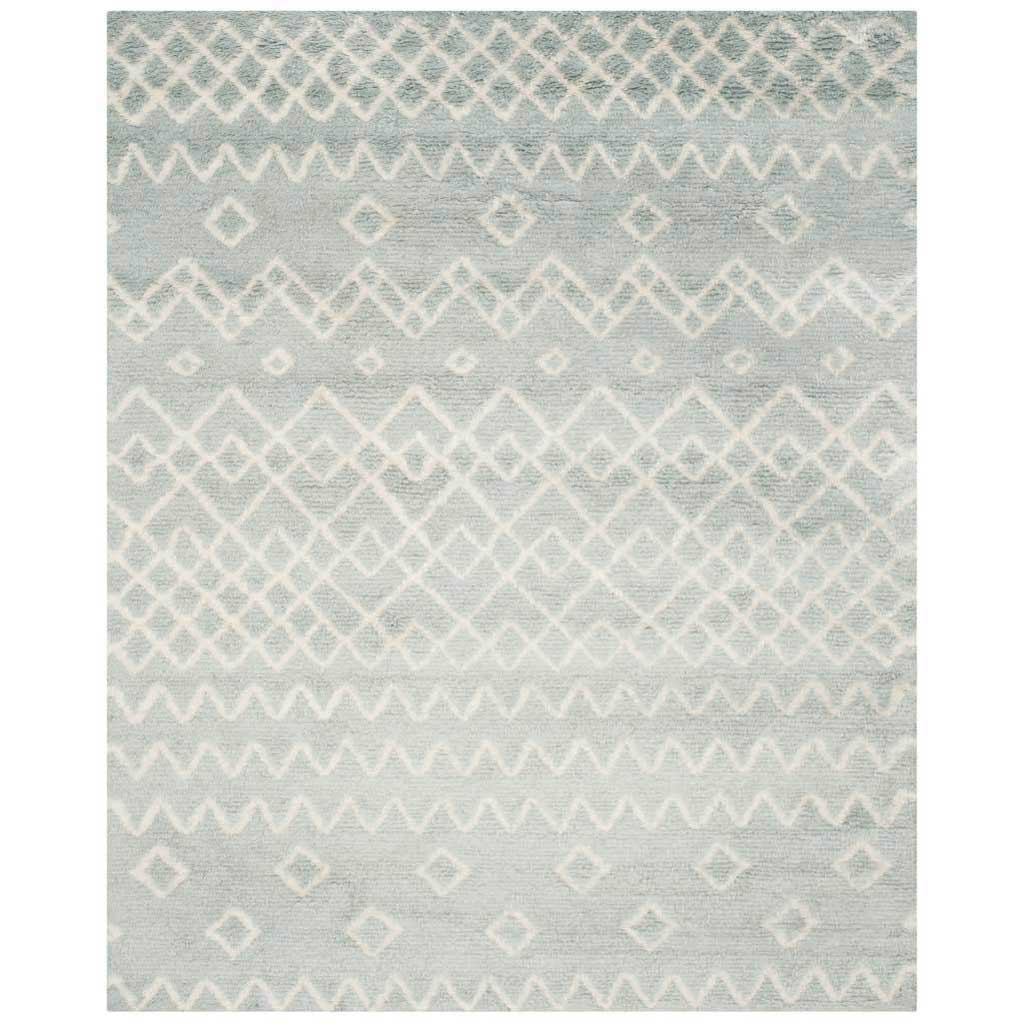 Casablanca Tribal Blue/Ivory Area Rug